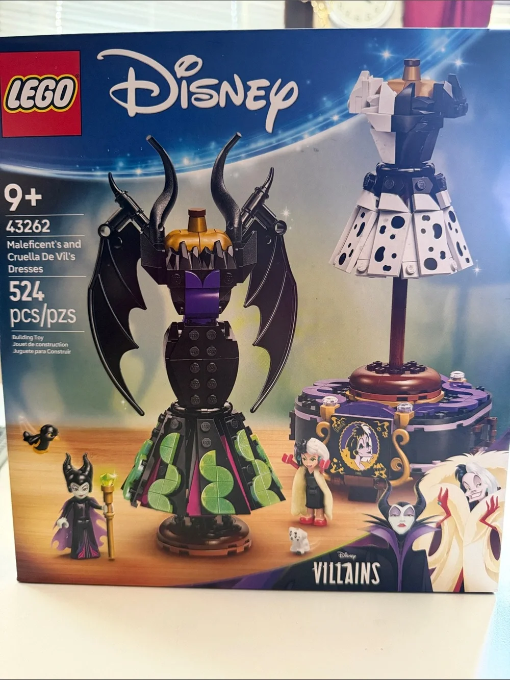 LEGO Disney Villains Maleficent & Cruella Dresses 43262 - Black, Green, Purple